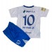 Al-Hilal Neymar Jr #10 Bortedraktsett Barn 2024-25 Kortermet (+ Korte bukser)